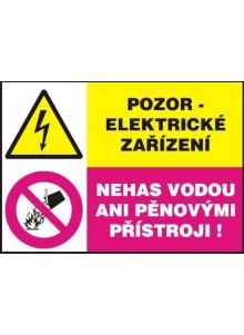 Pozor elektrické zařízení -...